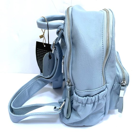 New VASCHY Baby Blue Mini Backpack Purse main image 10